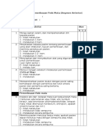 Check List Pemeriksaan Fisik Mata Dan Funduskopi