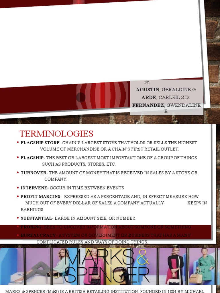 Marks and spencer case study answers picture