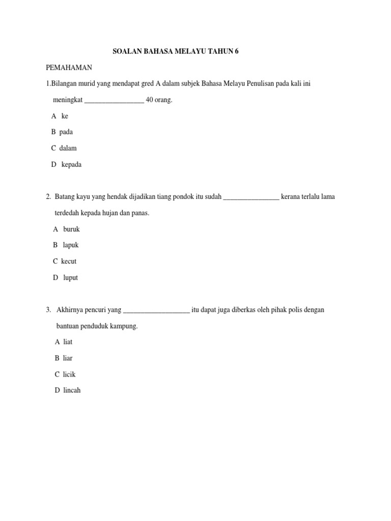 10 SOALAN BAHASA MELAYU TAHUN 6.pdf