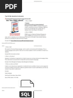 Top 50 SQL Question & Answers