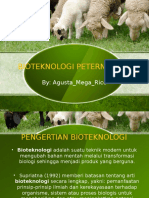 Bioteknologi Peternakan: By: Agusta - Mega - Rico