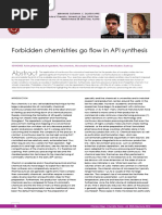 Forbidden Chemistries Go Flow in API Synthesis