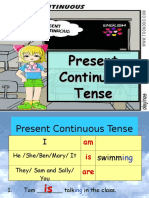 Present Continuous Tense For Kids