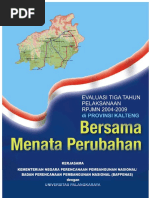 Evaluasi RPJMD Kalimantan Tengah 2009 | PDF