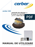 ALARMA Cerberc62 (Vechi) - Utilizare PDF