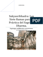 Sakyasribhadra Las Siete Ramas Para La Práctica Del Sagrado Dharma.