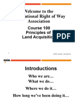 Principles of Land Acquisition