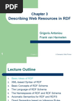 Describing Web Resources in RDF: Grigoris Antoniou Frank Van Harmelen