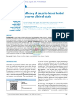 The Antiplaque Efficacy of Propolis-based Herbal Toothpaste a Crossover Clinical Study