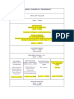 Draft Conference Programme Irmss 2016 - April 2016