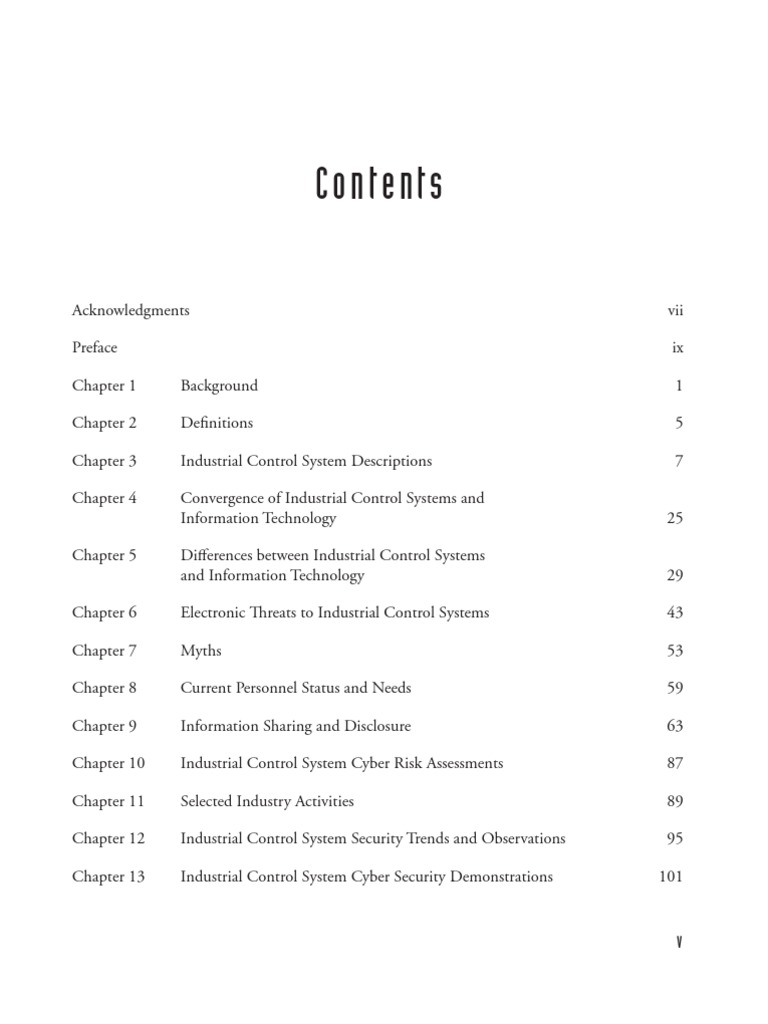 Protecting Industrial Control Systems From Electronic Threats PDF Smart Grid Computer Security