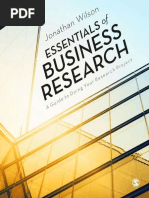 Essentials of Business Research