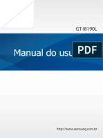 Samsung I8190 Galaxy S III Mini Manual Do Usuário