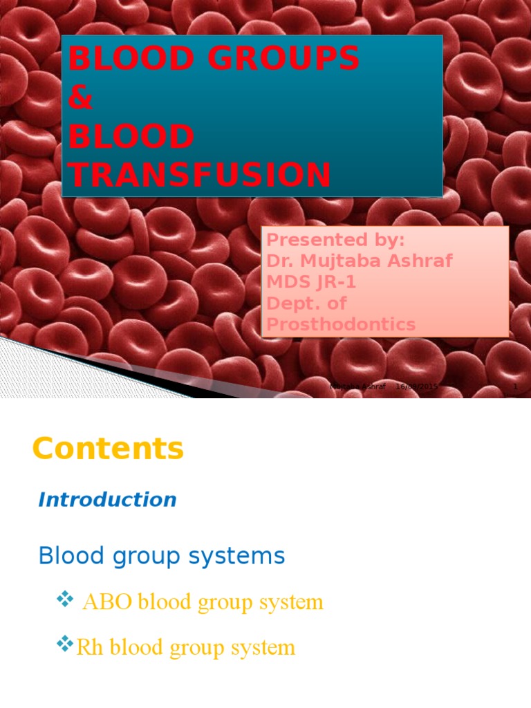 Blood Group PDF Blood Type Blood Transfusion