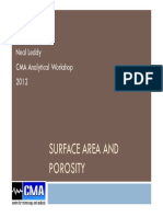 Surface Area and Porosity