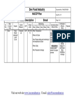 Haccp Plan