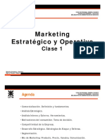 UTN MKTG Estrategico y Operativo 2015 Clase 1 PDF