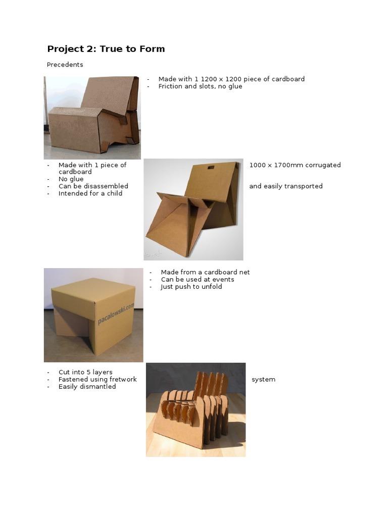 Cardboard Child's Play Structure | PDF