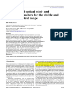 MEMS-based Optical Mini-And Microspectrometers For The Visible and Infrared Spectral Range