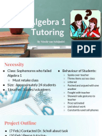 Algebra 1 Tutoring PWRPNT
