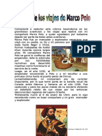 Crónica de Marco Polo, Trabajo Historia - 2009