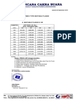 Price List Armco Type Nestable Flange