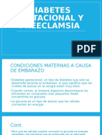 Diabetes Gestacional y Preeclamsia