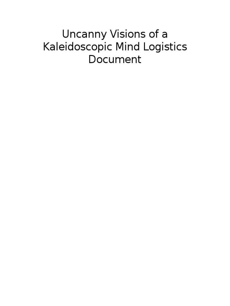 Logistics for Kaleidoscopic Film Shoot | PDF