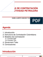 Sistemas de Contratación en La Actividad Petrolera PDF