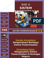 Bab III Sistem Pemerintahan