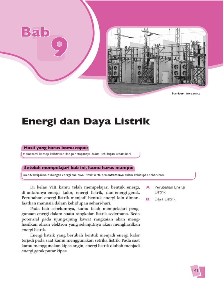 9 Bab 9 Energi Dan Daya Listrik B | PDF | Teknologi & Rekayasa