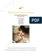 Nike and Child Labor in Pakistan