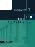 Proceso de Habeas Corpus - Guia Rapida