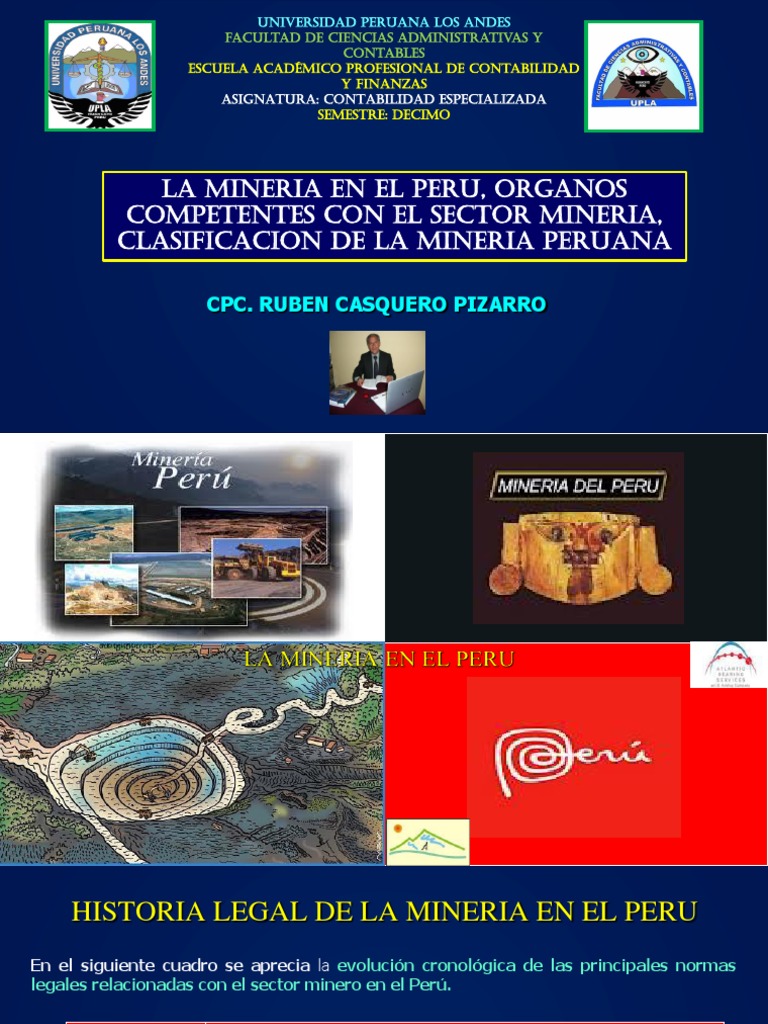 Diapositiva #04 - La Mineria en El Peru | PDF | Minería | Geología
