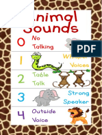Animal Sounds: No Talking