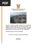 Informe Técnico Captación. Rejilla de Fondo, Desarenador