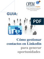 Guía - Cómo Gestionar Contactos en Linkedin Para Generar Oportunidades