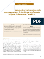 Metodología Para estimar Carbono en fincas cacaoteras de la Región de Talamanca