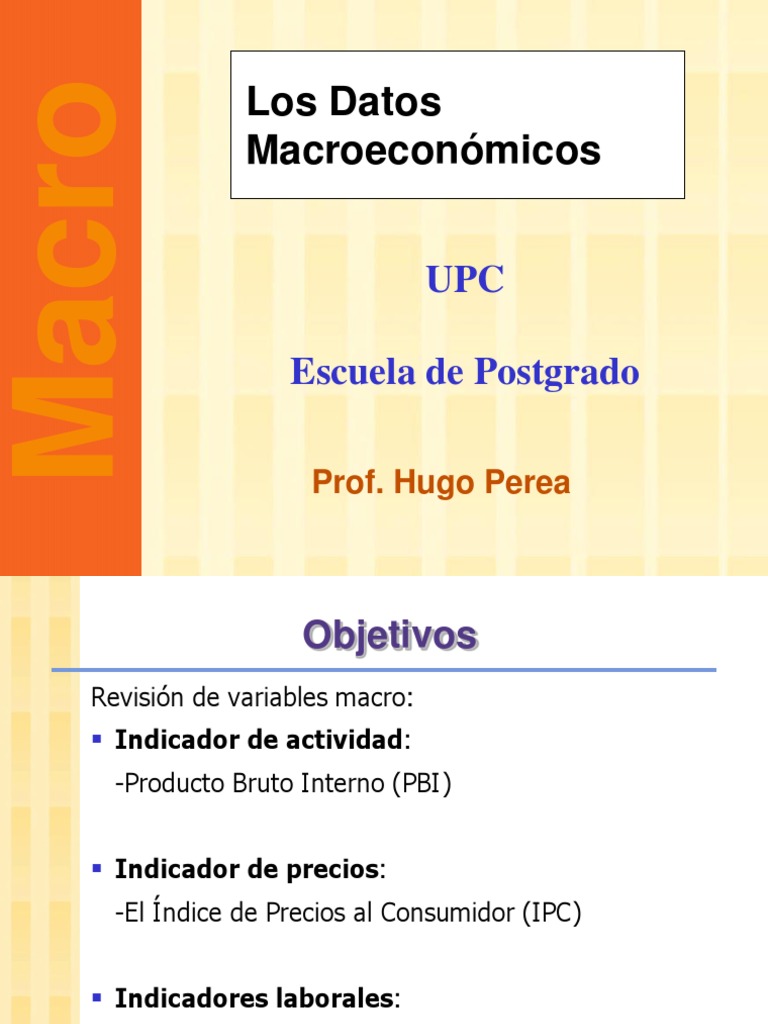 PPT2 - Datos Macro PDF | PDF | Índice de precios al consumidor ...