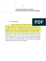 OEA. Leyes de Desacato