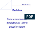 Mass and Heat Balance