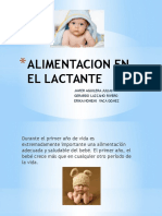 Alimentación del lactante primer año