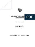 Drainage and Irrigation Department - Manual