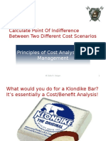 Slides Calculate Point of Indiff Between Two Diff Scenarios that Share Variable.pptx