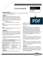 DATA - SHEET-Polyurethane Construction Adhesive 9902-10