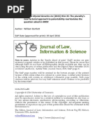 Download DArcy v Myriad Genetics Inc 2015 HCA 35 The pluralitys new factorial approach to patentability rearticulates the question asked in NRDC by Journal of Law Information  Science SN309903471 doc pdf