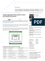 Alamat Dan Kode Faskes Dokter Umum Dan Gigi BPJS Surabaya PDF