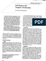 Spinal Stenosis and Neurogenic Claudication