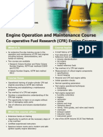 CFR Engine Course Information