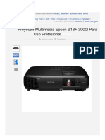 Proyector Multimedia Epson S18+ 3000l Para Uso Profesional - S_. 1
